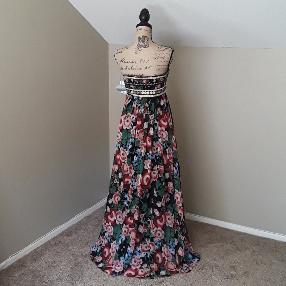 Pearl Georgina Chapman Floral Gypsy Dress - Picture 3 of 15